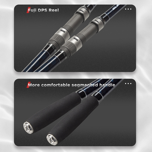 Nuevo Diseño <span class=keywords><strong>Caña</strong></span> <span class=keywords><strong>de</strong></span> Pescar <span class=keywords><strong>Surfcasting</strong></span> <span class=keywords><strong>de</strong></span> Alto Carbono 40T 4.05m/4.25m Anilla Guía Fuji Agua Salada 3 Secciones Spinning Surf - Product Image 5