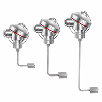 Sonde de température RTD PT100 à montage en surface avec support en forme de L, en acier inoxydable, IP65, résolution 0,15°C, YD WZP-231