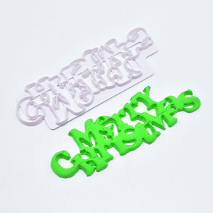 HY Merry Christmas emporte-pièce <span class=keywords><strong>de</strong></span> gaufrage outils pour gâteaux fondants - Product Image 3