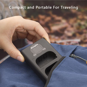 KingMa 2 Pak Baterai LP-E6N LP-E6 dan Kit Charger Baterai Ganda LCD untuk Canon EOS 6D Mark II, 5D Mark II, 5D Mark III, 60D, 70D - Product Image 6