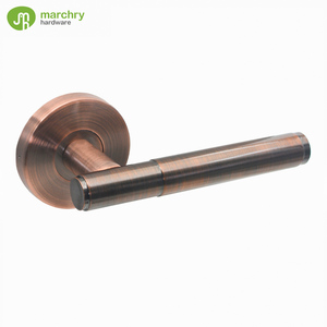 Phổ Biến Tiêu Chuẩn Mỹ <span class=keywords><strong>Red</strong></span> Bronze Cửa Xử Lý 304 Thép Không Gỉ Màu Đỏ Bronze Rắn Tay Nắm Cửa Cho Nội Thất Cửa - Product Image 2