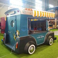 Camion de restauration mobile pour smoothies et jus frais, remorque de restauration pour boissons saines, idéal pour centre de fitness, parc, vente de rue, respectueux de l'environnement
