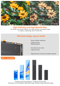 จอแสดงผล LED C2.6 บำรุงรักษาง่าย ความละเอียดสูง ความสว่าง 500cd อัตรารีเฟรช 240Hz รับประกัน 1 ปี สำหรับห้างสรรพสินค้า - Product Image 5