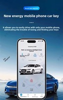 Kit de clé de voiture numérique pour smartphone NFC 4G, télécommande d'entrée sans clé contrôlée par téléphone, sans câblage complexe, accessoire de mise à niveau automobile pour Changan