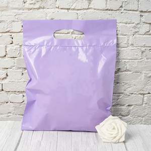 Sac d'expédition écologique de haute qualité, design exceptionnel, pochette réutilisable personnalisable avec poignée pour courrier et colis - Product Image 1