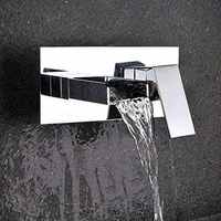 Mitigeur de robinets allemands en laiton mitigeur lavabo cascade robinet de baignoire eau froide robinet mural