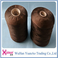 Factory Competitive Price High Strength Eco-Friendly 100% Polyester Core Spun Yarn Dyed for Socks Knitting Sewing High Tenacity