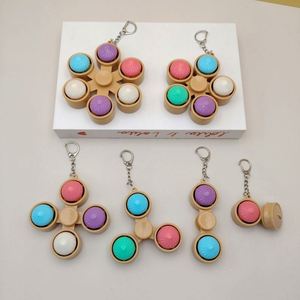 2026 Hot Sale Stress Relief Toy Keychain Dumpling Squishy <b>Ball</b> Dumpling Keychain Finger Spinner with <b>Led</b> Light Squeeze Toy - Product Image 6