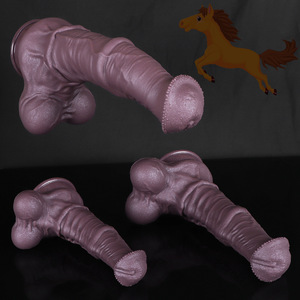 <span class=keywords><strong>Dildo</strong></span> de Silicona Líquida Realista con Forma de Animal, <span class=keywords><strong>Dildo</strong></span> de Caballo Extra Grande, Apto para Sexo <span class=keywords><strong>Anal</strong></span> Gay, Lésbico, Masculino y Femenino - Product Image 1