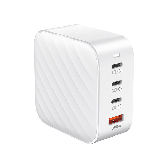 High Quality 4 Port Eu Us Uk Plug Usb Charger Adapter Dual Usb a and 120w Gan Flash Phone Charger for Phone