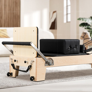 Regolabile in acero <span class=keywords><strong>Pilates</strong></span> Reformer Fitness attrezzature per esercizi in acciaio e plastica per la casa allenamento palestra <span class=keywords><strong>Pilates</strong></span> Studio uso - Product Image 4