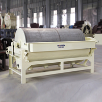 Nass magnet trenn maschine mit hoher magnetischer Intensität, Produktions linie für die Verarbeitung von Eisen mit magnetischer Aufbereitung