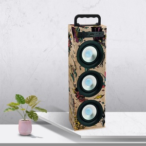 Xách tay 3.7V rạp hát tại nhà hệ thống âm nhạc với âm thanh lớn loa <span class=keywords><strong>woofer</strong></span> hộp cho máy tính & điện thoại di động bằng gỗ AUX Powered - Product Image 1