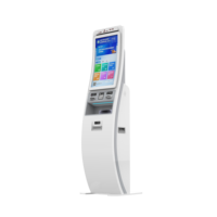 Kiosque de paiement en libre-service pour intérieur avec écran tactile capacitif et support SDK sur pied pour restaurants