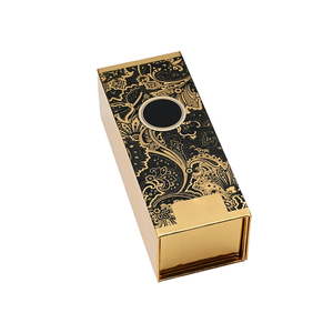 Wholesale Custom Logo Luxury Folding Closure Paper Cardboard Packaging Set Wine Magnetic Gift <b>Box</b> With Gold Pattern - Product Image 2