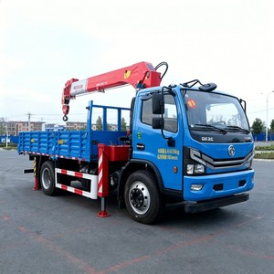 Ready to Ship Dongfeng 4x2 5 Ton Mini Telescopic <b>Crane</b> Truck 6.3t Light Duty Lorry Loader <b>Crane</b> - Product Image 5