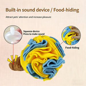 Juguete Interactivo <span class=keywords><strong>para</strong></span> <span class=keywords><strong>Perros</strong></span>, <span class=keywords><strong>Pelota</strong></span> de Felpa con Dispensador Lento de Comida, Inodoro, <span class=keywords><strong>para</strong></span> Entrenamiento y Rompecabezas, Lavable, Resistente a Mordidas - Product Image 3