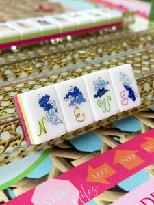 Ensemble de mahjong américain haut de gamme en acrylique sculpté à 4 couches, 160 tuiles, jeu de mahjong de collection de qualité supérieure, en stock, expédition rapide - Product Image 5