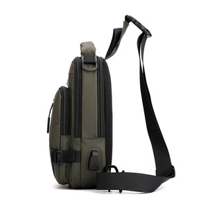 <b>Small</b> Customized Color Sling Crossbody <b>Backpack</b> Shoulder Bag Unisex Lightweight One Strap Zipper <b>Waterproof</b> Nylon Hiking Outdoor - Product Image 5