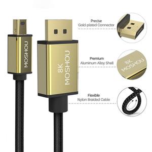 ใหม่ DP 1.4 <span class=keywords><strong>DisplayPort</strong></span> DP TO MINI DP สนับสนุน8K 60Hz 4K 144Hz/120Hz 2K <span class=keywords><strong>165Hz</strong></span> 32.4Gbps - Product Image 5