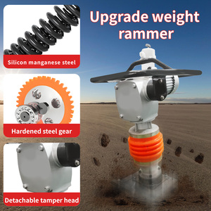 Fabrieksdirect 380V 3KW Hoog Rendement Motor Jump Jack Trilplaat Elektrische Impact Rammer Machine 1T Slagkracht 1 Jaar Garantie - Product Image 4