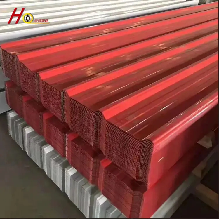 Corrugated PPGL Prepainted Galvalume Steel Sheets