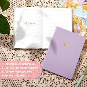 Cuaderno de Notas de Buena Calidad, Grueso, 3 Colores, A5, 100gsm, para <span class=keywords><strong>Mujeres</strong></span> y Niñas, 256 Páginas, Diario Bonito para Estudiantes - Product Image 5
