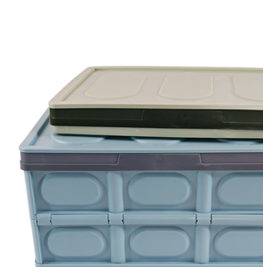 Caja de almacenamiento de plástico personalizada para almacenamiento y mudanza caja contenedora con tapa adjunta - Product Image 6
