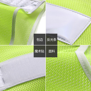 Likai Reflective Safety Vest High Visibility Mesh Construction Traffic Work Wear for Drivers and Patrol Personnel - Product Image 4