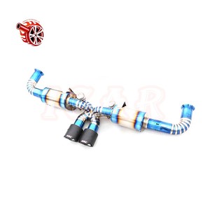 Tubo de Escape de Aleación de <span class=keywords><strong>Titanio</strong></span> Personalizado para Porsche 911 992 996 Gt3 Turbo S Carrera 3.0t <span class=keywords><strong>2020</strong></span> - Product Image 3
