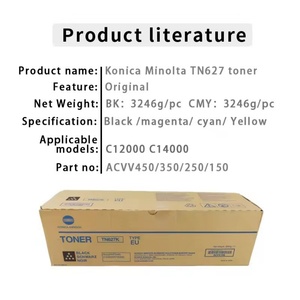 Cartuchos de Tóner de Color Originales Tn627 Konica Minolta para Bizhub C1060 C1070 C12000 C14000 - Product Image 5
