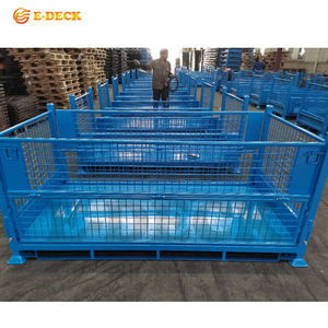 Heavy Duty Transporte Apilamiento Plegable Australia Acero Metal Stillage con placa - Product Image 4
