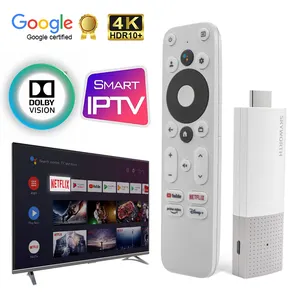 Fire tongkat TV Android 11, perangkat Streaming pemutar Media 4K, stik TV Android Panorama Dolbys, Set top box bersertifikasi Google