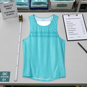 Camiseta Deportiva sin Mangas para Hombre, Personalizada con Logotipo, de Secado Rápido, para Gimnasio, Running y Entrenamiento - Product Image 4