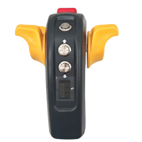 Poignée de commande pour chariot élévateur avec boutons de descente et de klaxon, double déclencheur jaune avant/arrière, interrupteur d'arrêt d'urgence