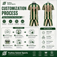 Uniforme de Fútbol Personalizado con Nombre del Jugador, Transpirable y de Secado Rápido, Ropa Deportiva para Equipos de Fútbol
