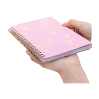 Vente en gros feuille d'or Logo personnalisé spirale Journal Agenda personnalisé imprimé lait Dot grille Journal papier carnet planificateur