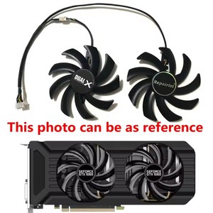 85 มม.FD7010H12S พัดลมการ์ดกราฟิกวิดีโอสำหรับแซฟไฟร์ HD 7790 7850 7870 7950 <span class=keywords><strong>R9</strong></span> 280 <span class=keywords><strong>290</strong></span> 270X แทนที่ FDC10H12S9-C - Product Image 1