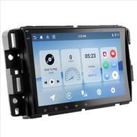 Autoradio multimédia avec écran tactile de 8 pouces compatible avec Chevrolet GMC, CarPlay sans fil intégré, navigation GPS, image de recul