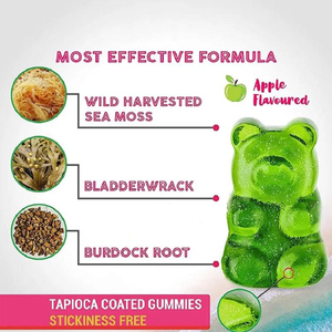 Private Label biologico muschio di mare Gummies Detox purificare il corpo migliorare l'energia immunitaria Seamoss Irish Vegan muschio di mare Gummies - Product Image 2