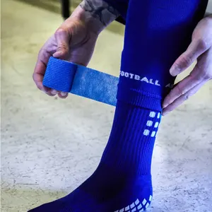 Dokunmamış yapışkan elastik atletik futbol çorap spor bant ve bandajlar