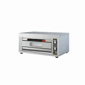 Horno eléctrico de gas para pan y pastelería, portátil, una sola cubierta, bandejas, gran oferta