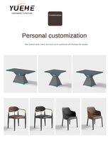Table et chaises LED pour café, combinaison banquette et table lumineuse LED pour restaurant, couleur claire, style occidental
