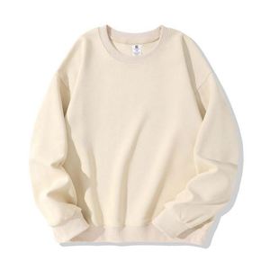 H5490 Wholesale Custom 300 Gsm Cotton Blends Sweatshirts Men Blank <b>Drop</b> Shoulder Sweatshirts - Product Image 5