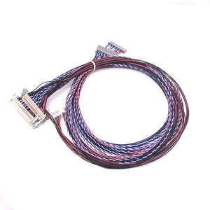 Custom <b>Hd</b> LvdS Screen <b>Cable</b> Single 8 Dual 8 Coaxial High Definition Lcd Display Connector Wire For Lcd Boards Accessories - Product Image 1
