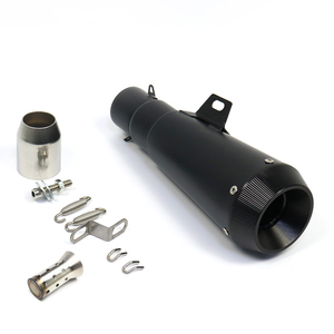 Piezas de motocicleta cafe racer, silenciador, escape bajo el vientre, motocicleta, scooter, sistema de escape completo para gy6 125cc 150cc, silenciador - Product Image 1