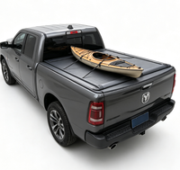 Couverture de benne rétractable robuste en aluminium de qualité supérieure, imperméable et à profil bas pour Dodge Ram 1500 Pickup Truck