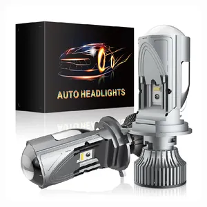 H4 9003 LED Mini Bi-LED Projector Headlight Lens 70W 5500K LED Light Bulb -  China Auto Lamps, Auto Lights