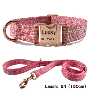 Collare personalizzato in Nylon <span class=keywords><strong>targhetta</strong></span> identificativa personalizzata accessori collari <span class=keywords><strong>per</strong></span> cani guinzagli <span class=keywords><strong>per</strong></span> cani di taglia piccola e media - Product Image 5