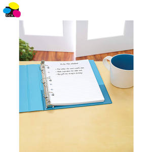 Hecho en china 5,5x8,5 pequeño top Rosa profesional 7 anillo carpeta Carpeta de archivo con el calendario de las páginas - Product Image 4